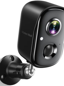 Security Cameras Wireless Outdoor, 2K Battery Powered AI Motion Detection Spotlight Siren Alarm WiFi Surveillance Indoor Home Camera, Color Night Vision, 2-Way Talk, Waterproof, Cloud/SD Storage